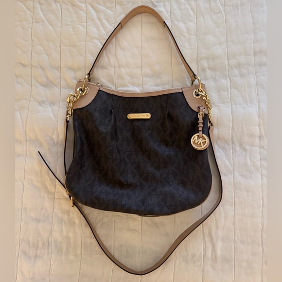 Michael Kors Brown and Tan cross body/shoulder Bag (New)! - Picture 1 of 3